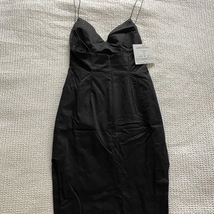 NWT Free People x MLM black midi dress Sz S